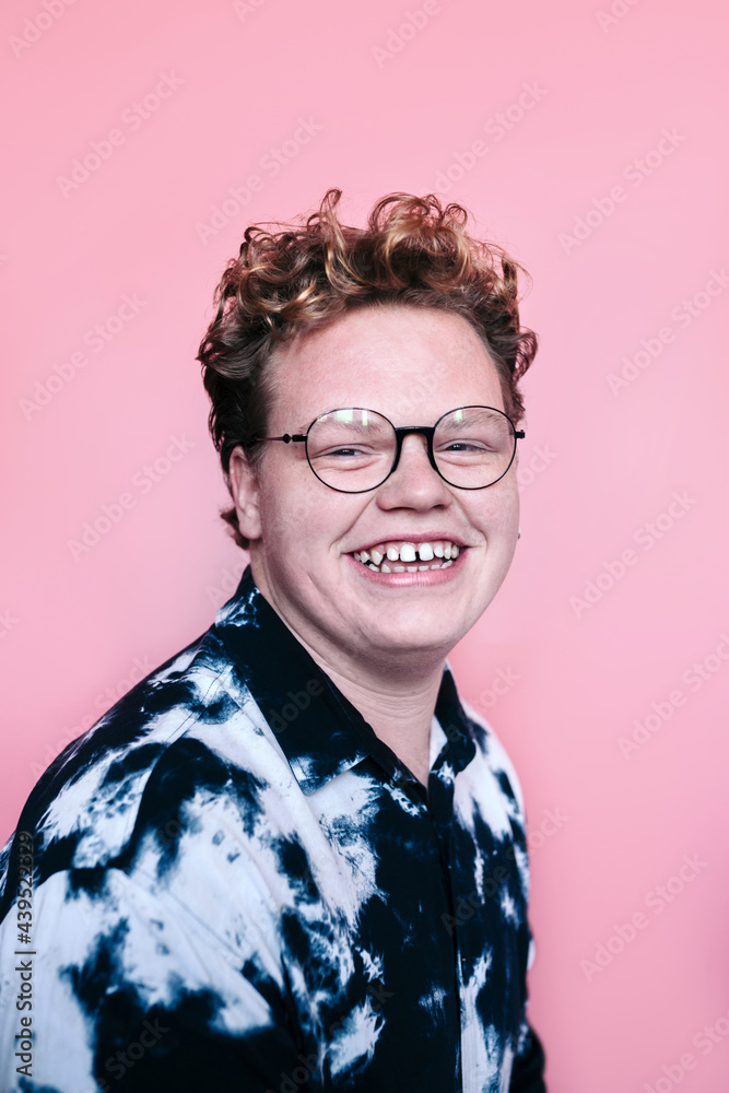 Cheerful expressive man Cheerful expressive man