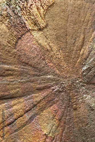 Closeup of a pyrite geologic specimen photo