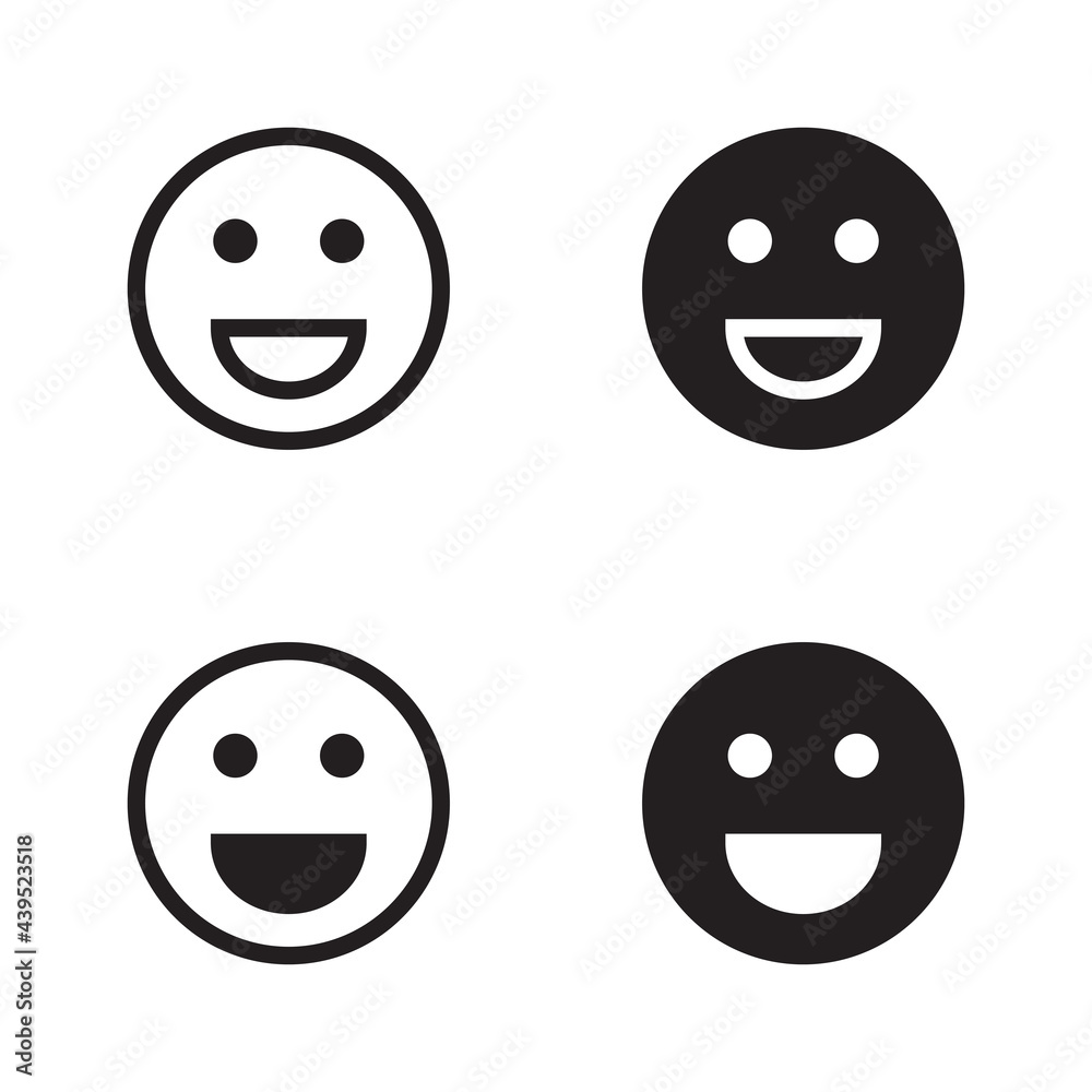 Fototapeta premium Smile Icon