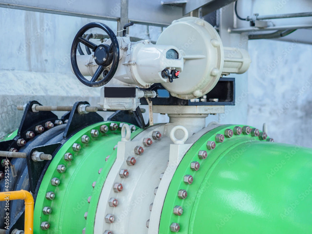 Motor operate valve for On-Off type which apply industrial zone and ...