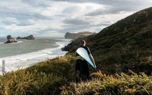 Surfer man photo