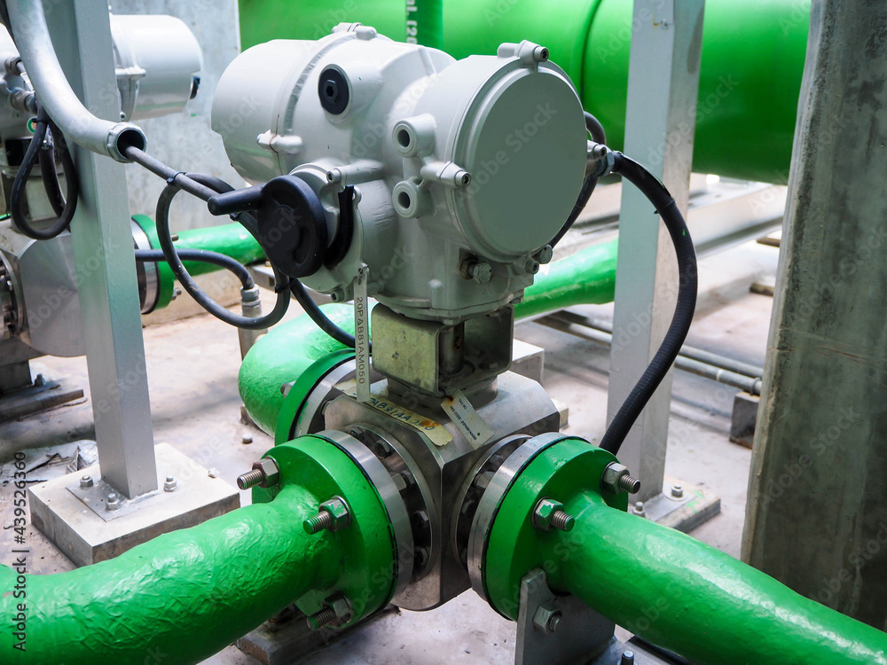 Motor operate valve for On-Off type which apply industrial zone and ...