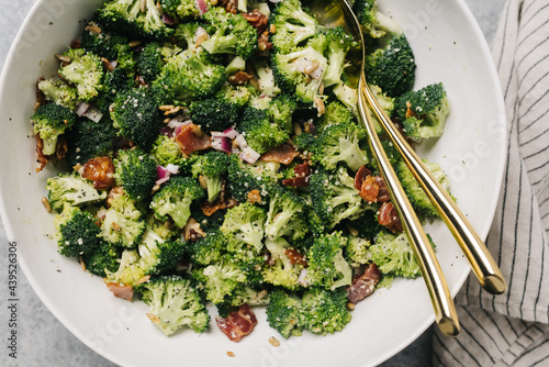 Bacon broccoli salad photo