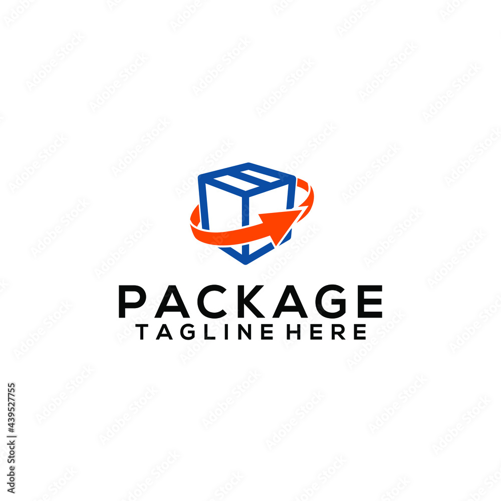 Package logo vector concept Package logo vector concept
