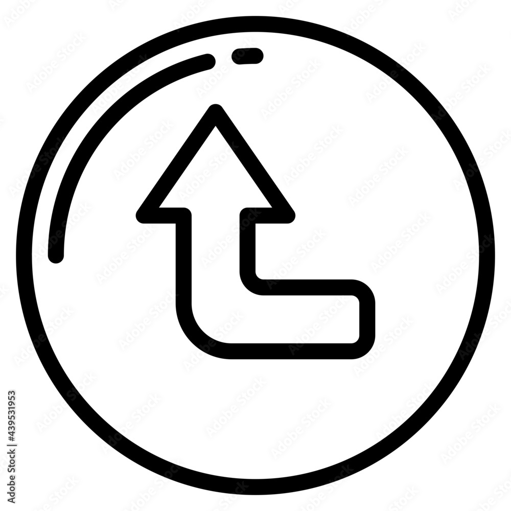left outline style icon