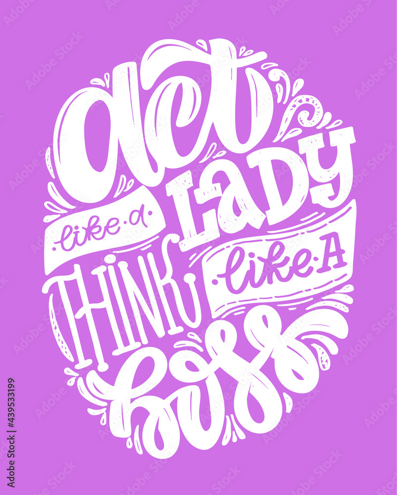 Motivation lettering quote - cute hand drawn lettering poster for banner, t-shirt design. Calligraphy poster art.