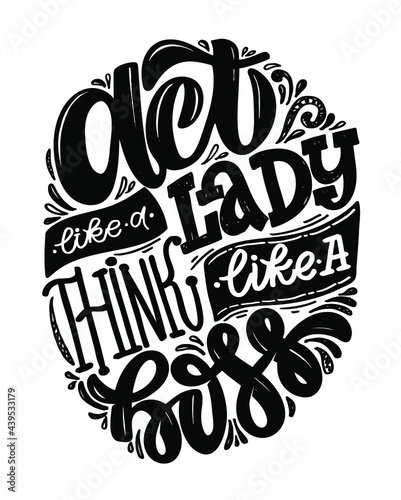 Motivation lettering quote - cute hand drawn lettering poster for banner, t-shirt design. Calligraphy poster art.