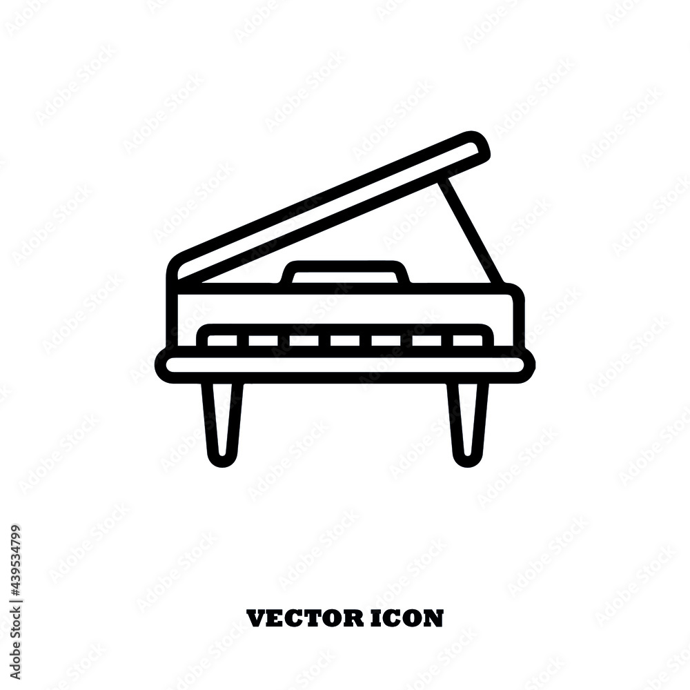 Fototapeta illustration of a piano
