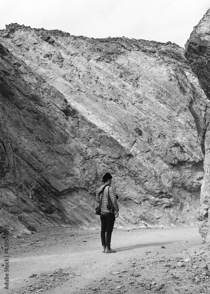 Portrait of a man standing in Death Valley Portrait of a man standing in Death Valley