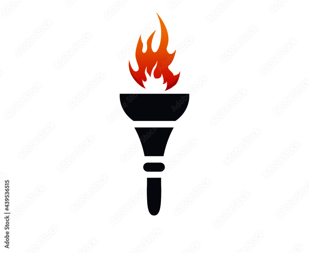 abstract torch Blue design Flaming on White Background illustration
abstract torch Blue design Flaming on White Background illustration