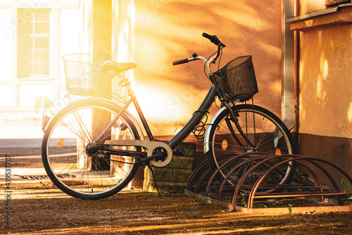 City bicycle with basket © graja