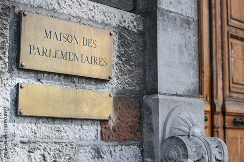 maison parlementaires federal parlement belge Belgique photo