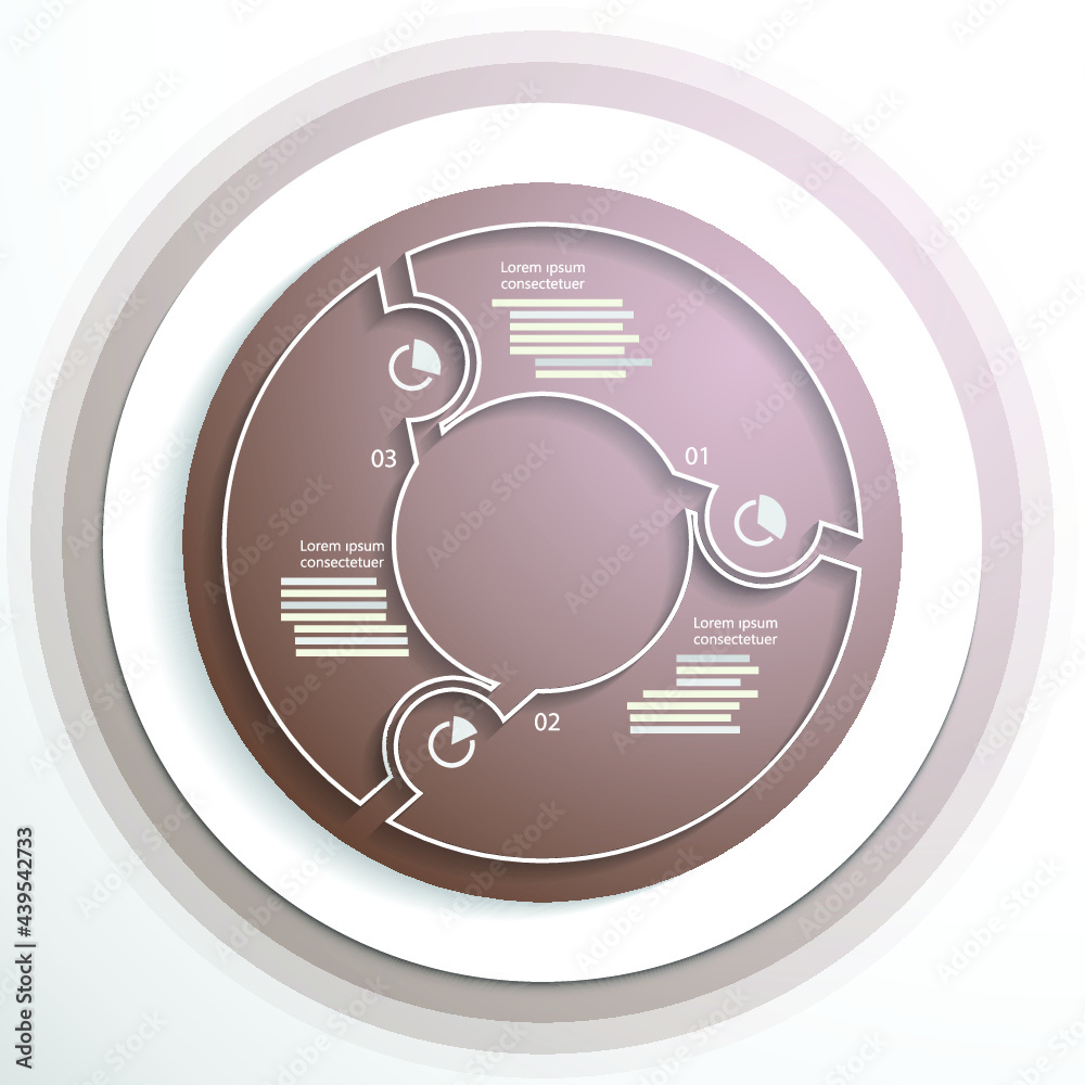 Obraz premium Design for business data visualization, cover layout and infographic