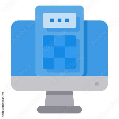 Calculator flat icon
