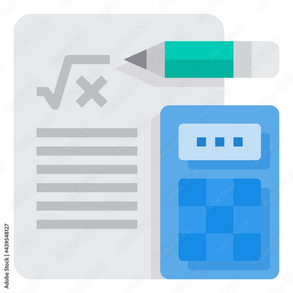 Maths flat icon Maths flat icon