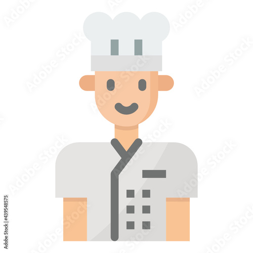 chef flat icon