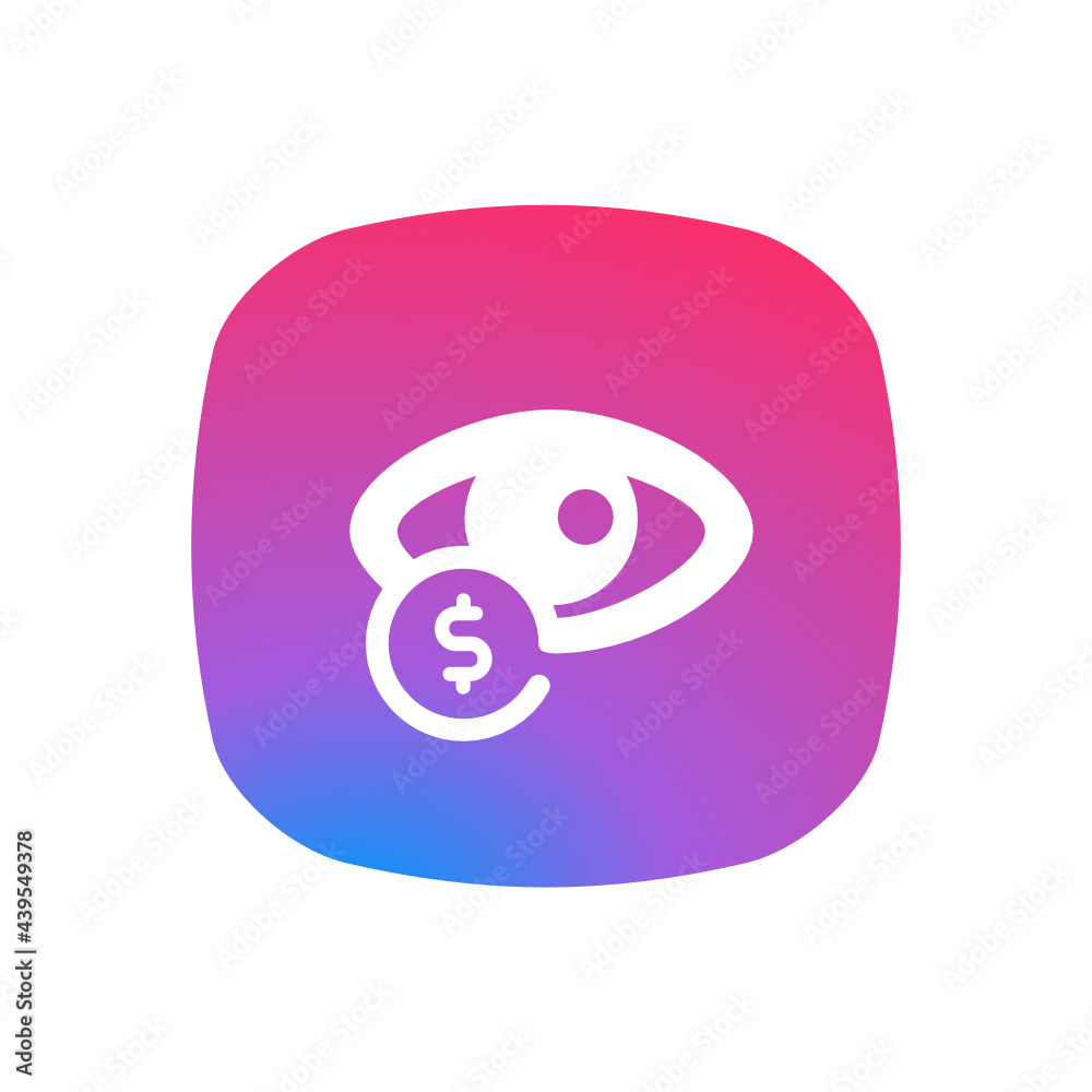 Naklejka premium Cost Per Impression - Sticker