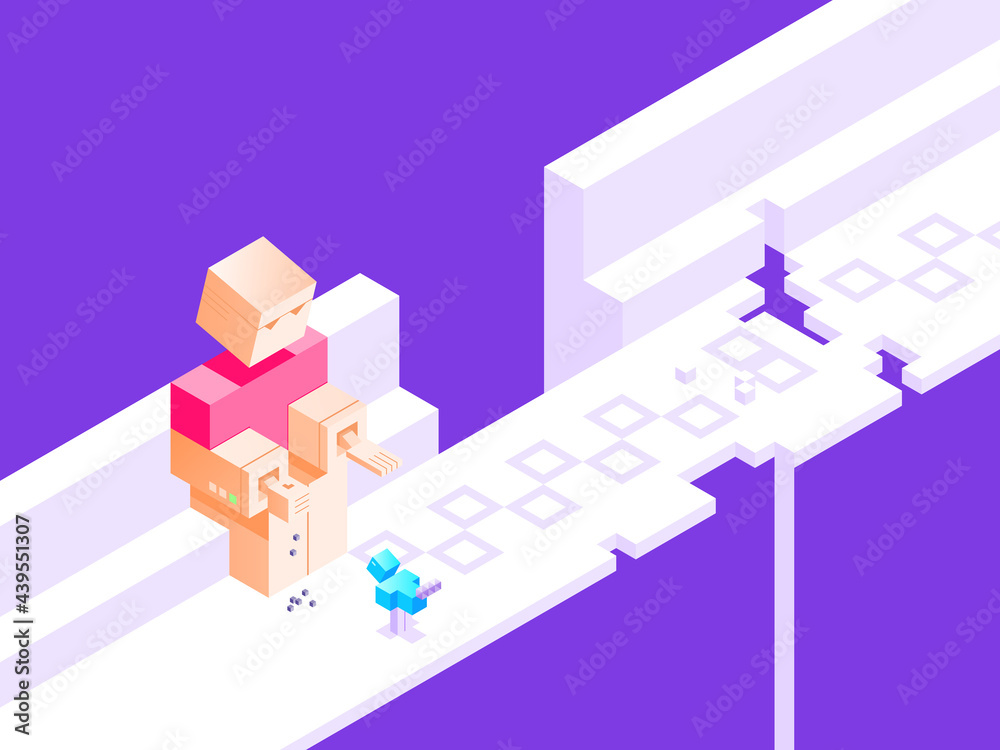 Fototapeta premium Robot and Bird — inspiration