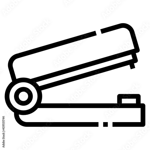 stapler line icon
