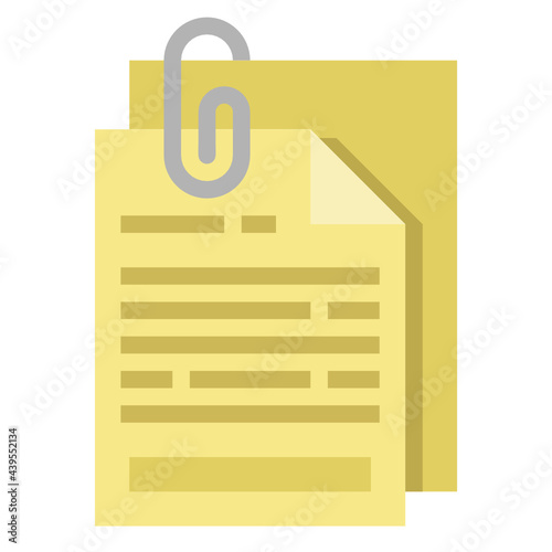 attach flat icon