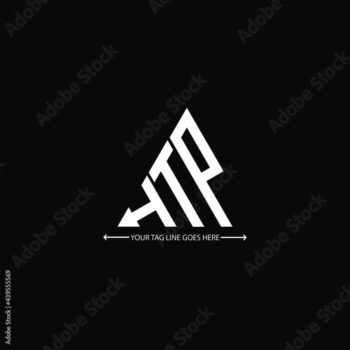 H T P letter logo creative design. H T P unique design