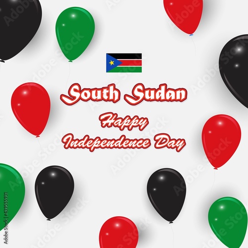 vector illustration for South sudan independence day