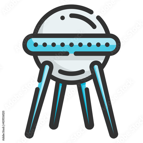 sputnik line icon