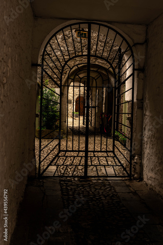 Iron Gates to Courtyard 