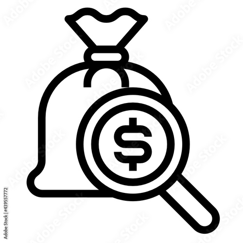 Search line icon
