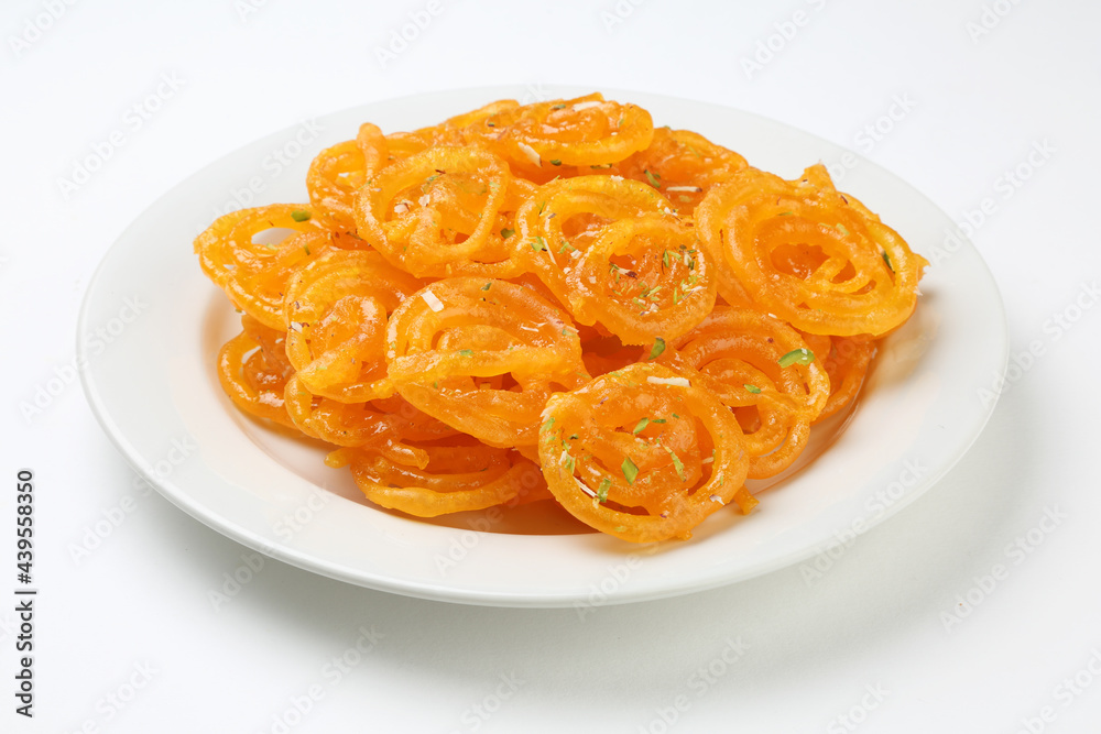 Jalebi or Jilbi or imarati, indian sweet food fried in pure ghee,Jalebi