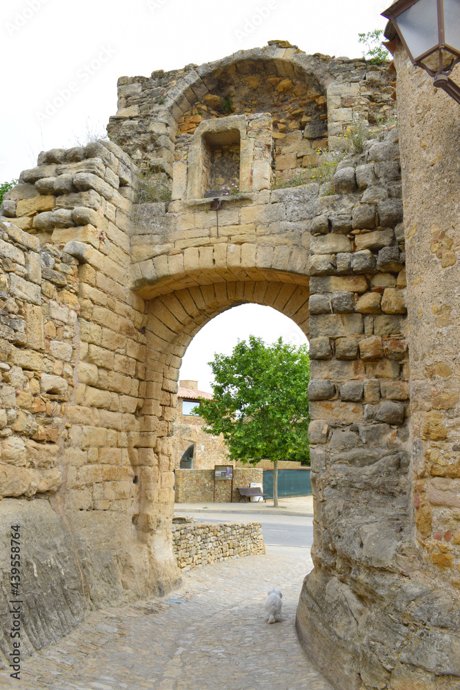 Ciudad medieval de Peratallada, Gerona España
