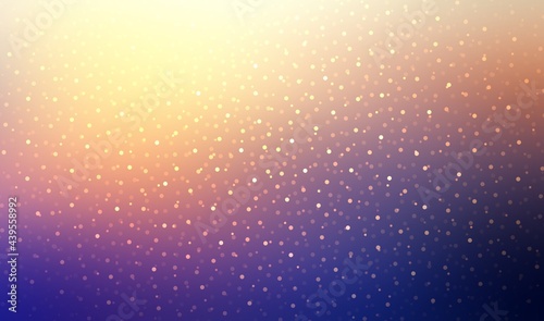 Sparkling purple blue yellow gradient blurred wavy background for festive decor.