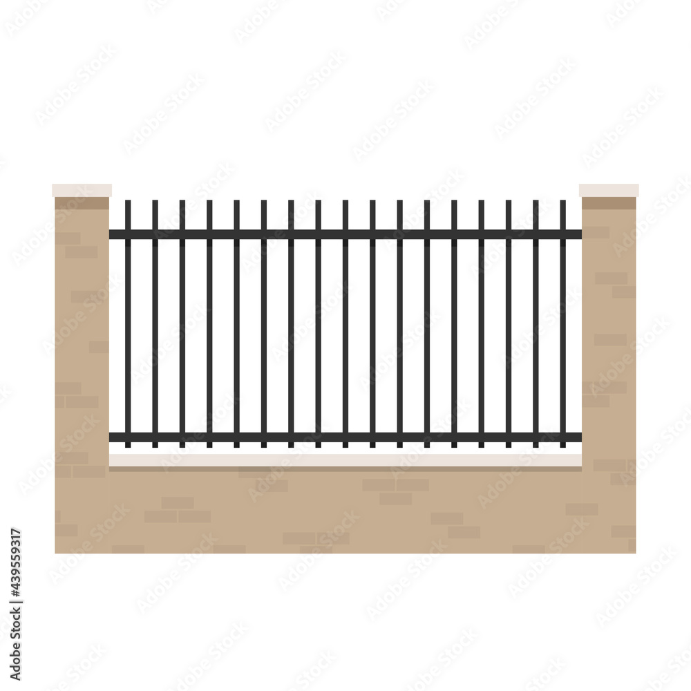 Wall fence vector. railing vector. wallpaper. free space for text. copy space. fence vector. Wall fence vector. railing vector. wallpaper. free space for text. copy space. fence vector.