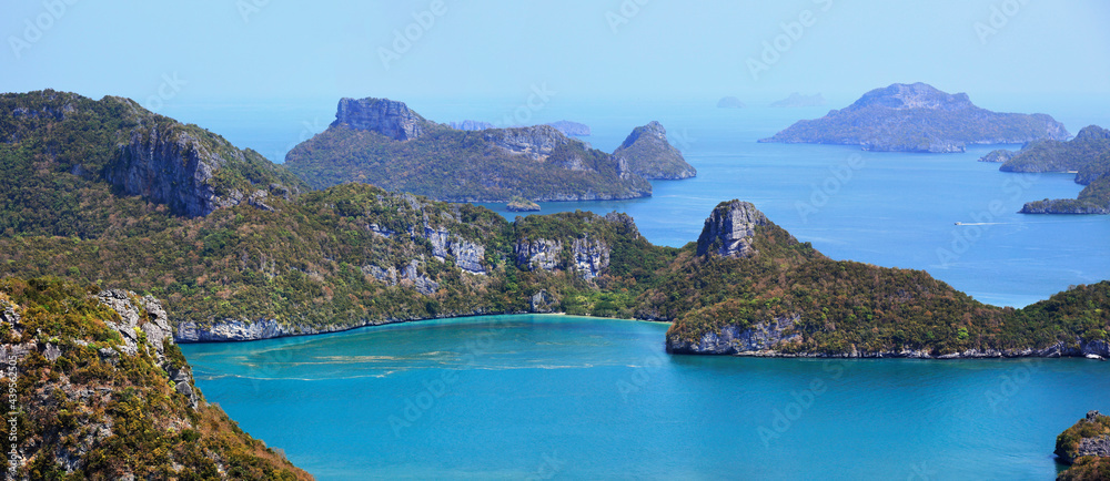 limestone island at ang thong national national park