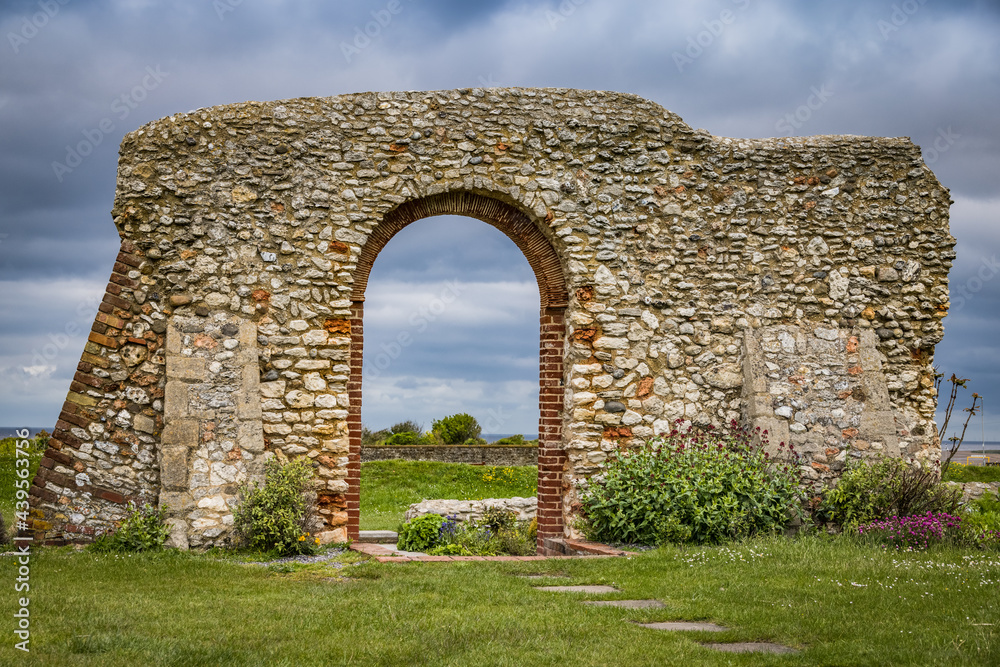 Ruins of St Edmund's Chapel, Hunstanton, Norfolk, England