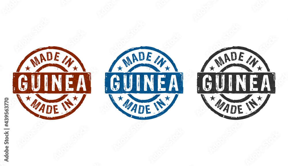 Made in Guinea stamp and stamping Made in Guinea stamp and stamping
