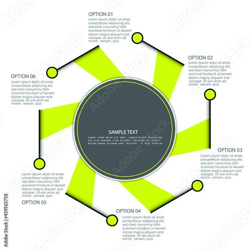 Infographic elements for annual reports