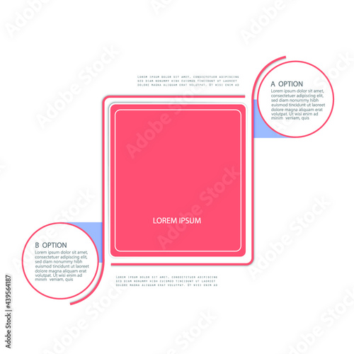 Infographic elements for annual reports
