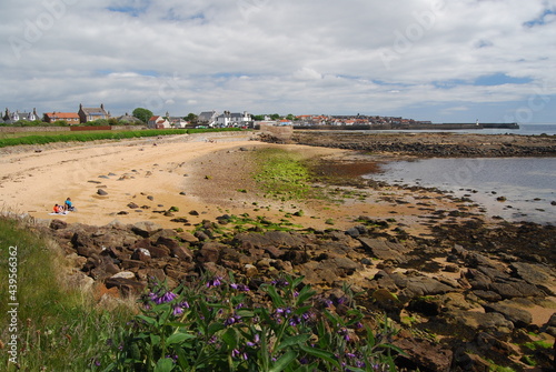 Anstruther Beach, Fife Coastal Path, East Neuk of Fife, Scotland photo