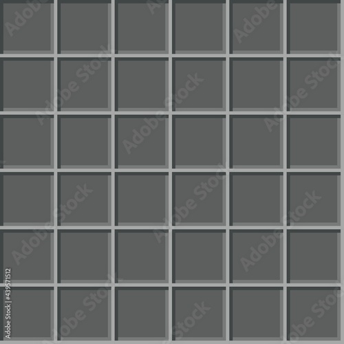 Abstract background seamless pattern. Tiles background. Gray tiles vector texture.
