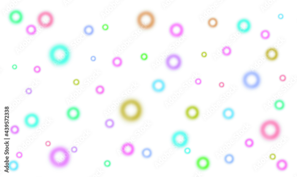 Colorful orb pattern