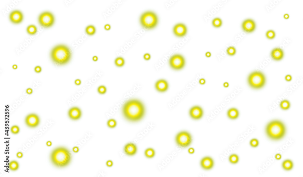 Yellow orb pattern