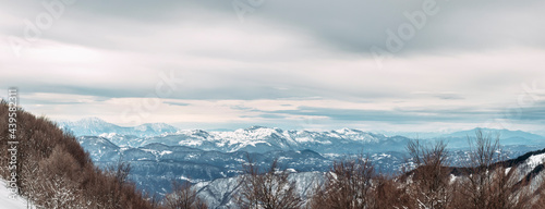 mountain winter landscape