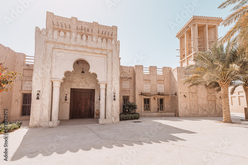 Photography Shindagha historic district in Dubai Creek neighbourhood is a popular tourist an