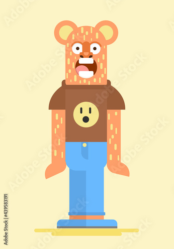 Cute little animal monster