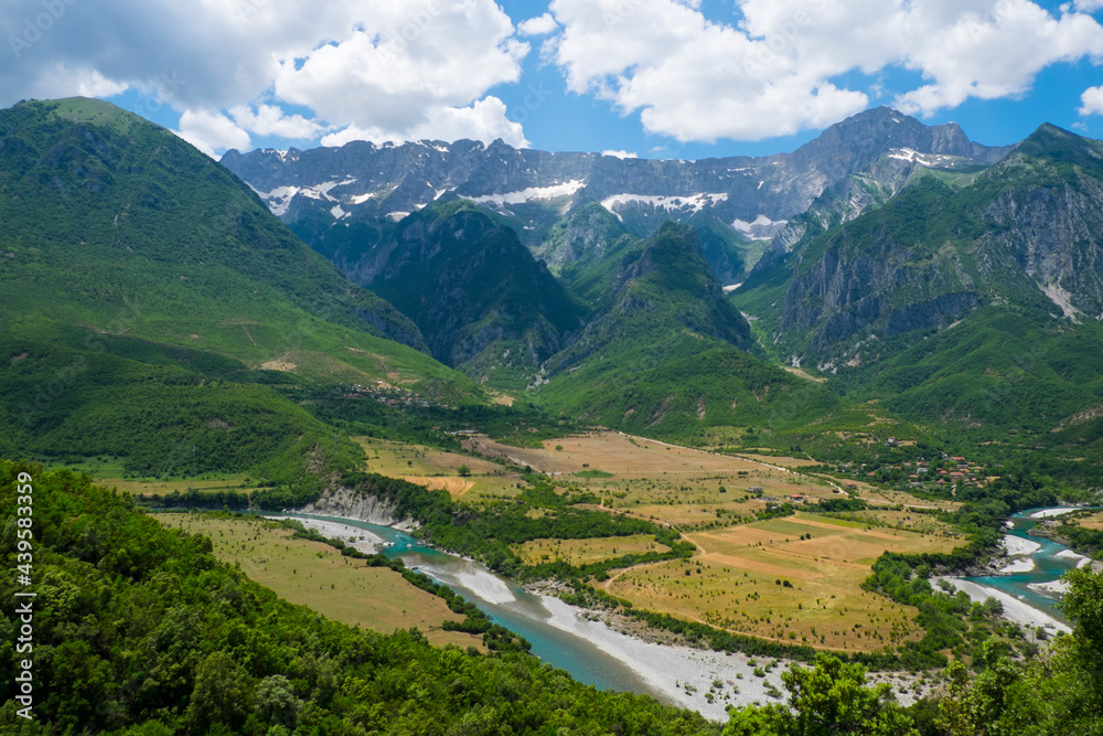 Beautiful mountain landscape in Albania