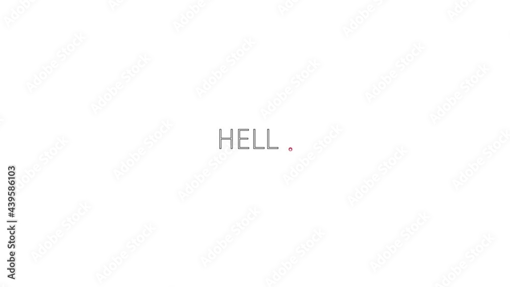 Animated text - Hello word Animated text - Hello word
