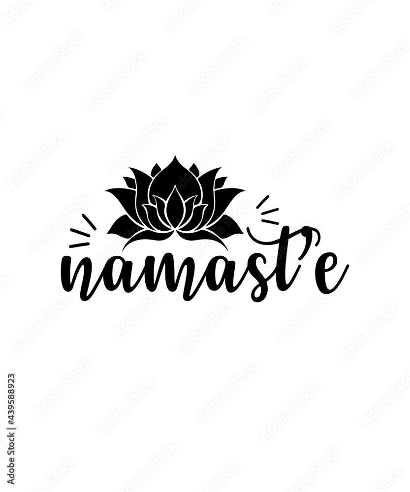 Yoga Svg Bundle By Oxee Yoga Quotes Svg Girl Yoga Silhouette Svg Namaste Svg Do Yoga Cut 0779