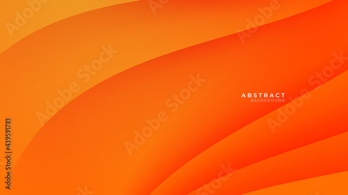 abstract minimal wave background with orange color 