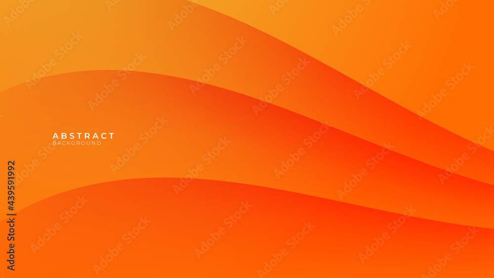 Modern fresh simple orange abstract background Stock Vector Adobe Stock
